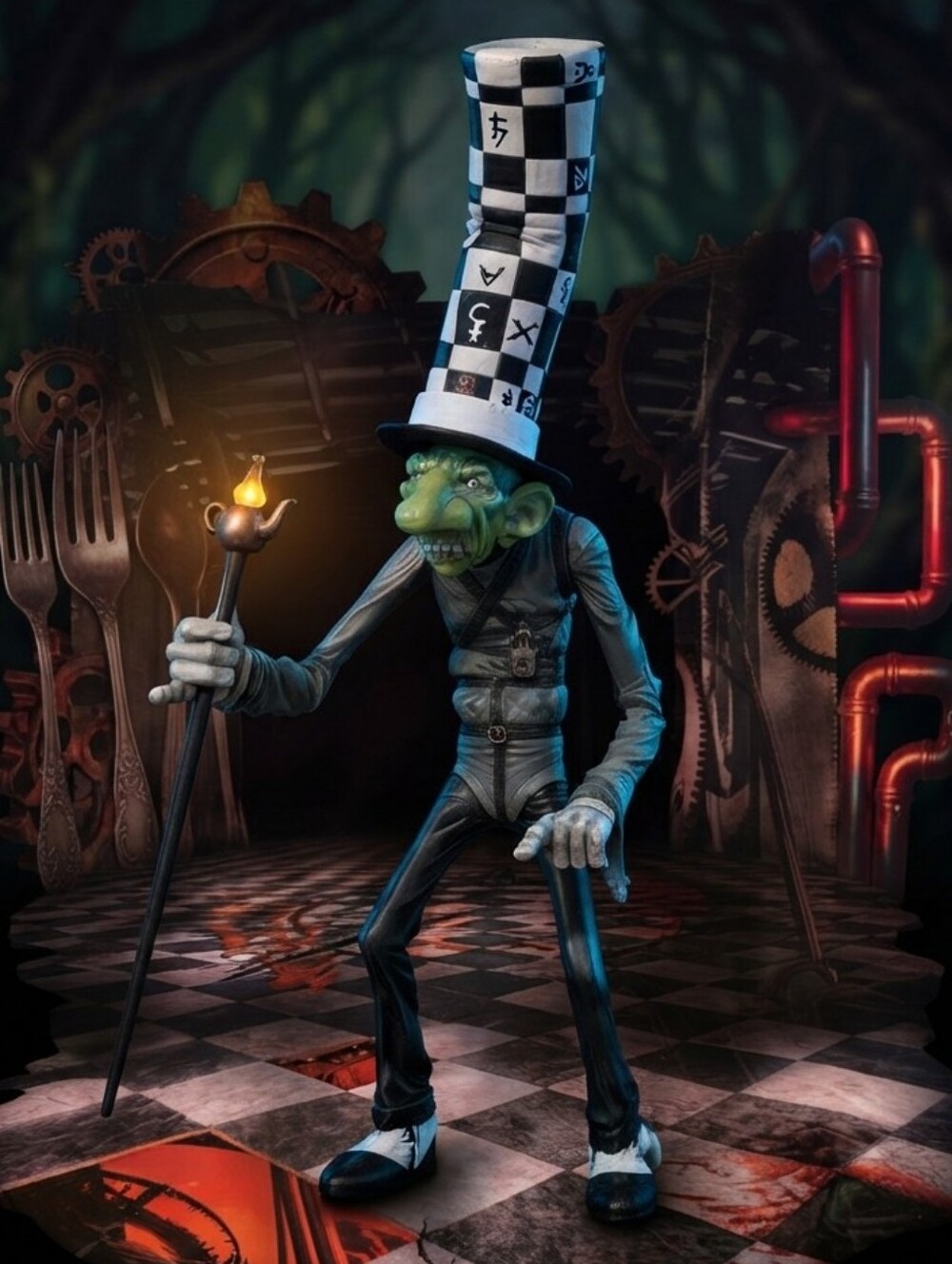 American McGee's Alice Mad Hatter Collectible Figurine - Picture 2 of 9